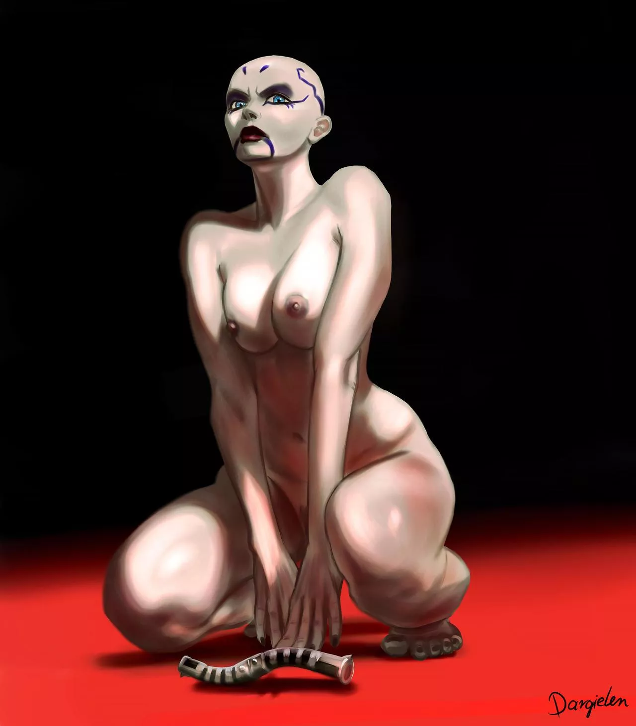 Asajj Ventress - pinup (by Dargielen (Me))