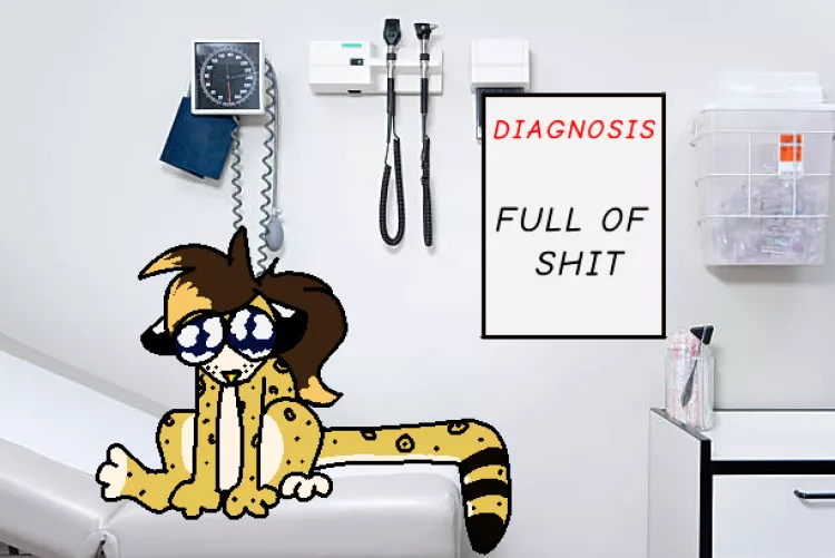 I don't like having gastrointestinal problems :,< (art unfortunately by and about me)