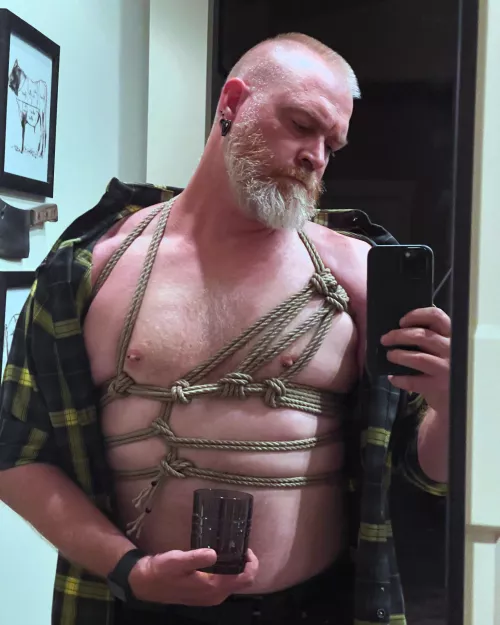 Just a lil freeform chest tie