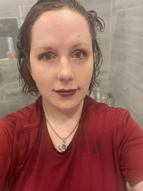 Makeup while Daddy slept so I wasn’t bored