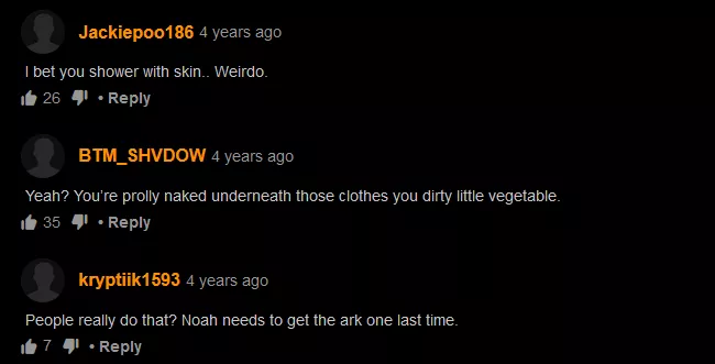 More people showering with skin