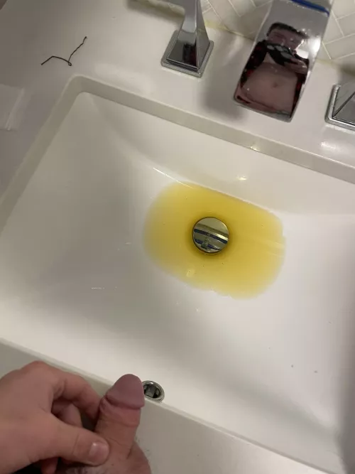 Piss in the sink