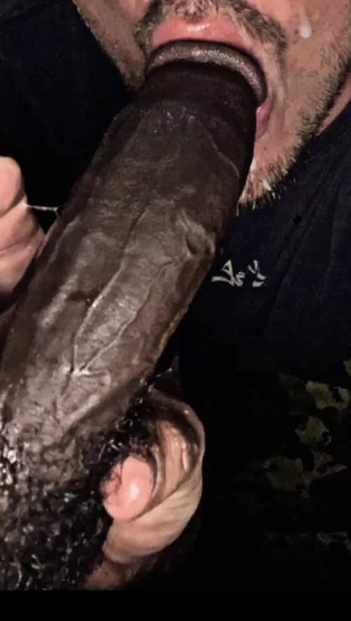 Right where I belong, on my knees serving BBC 😇