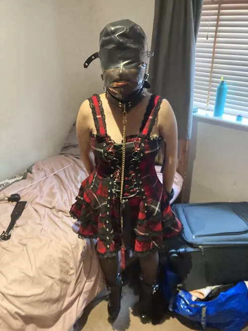 Some times it’s nice to dress the slave up.