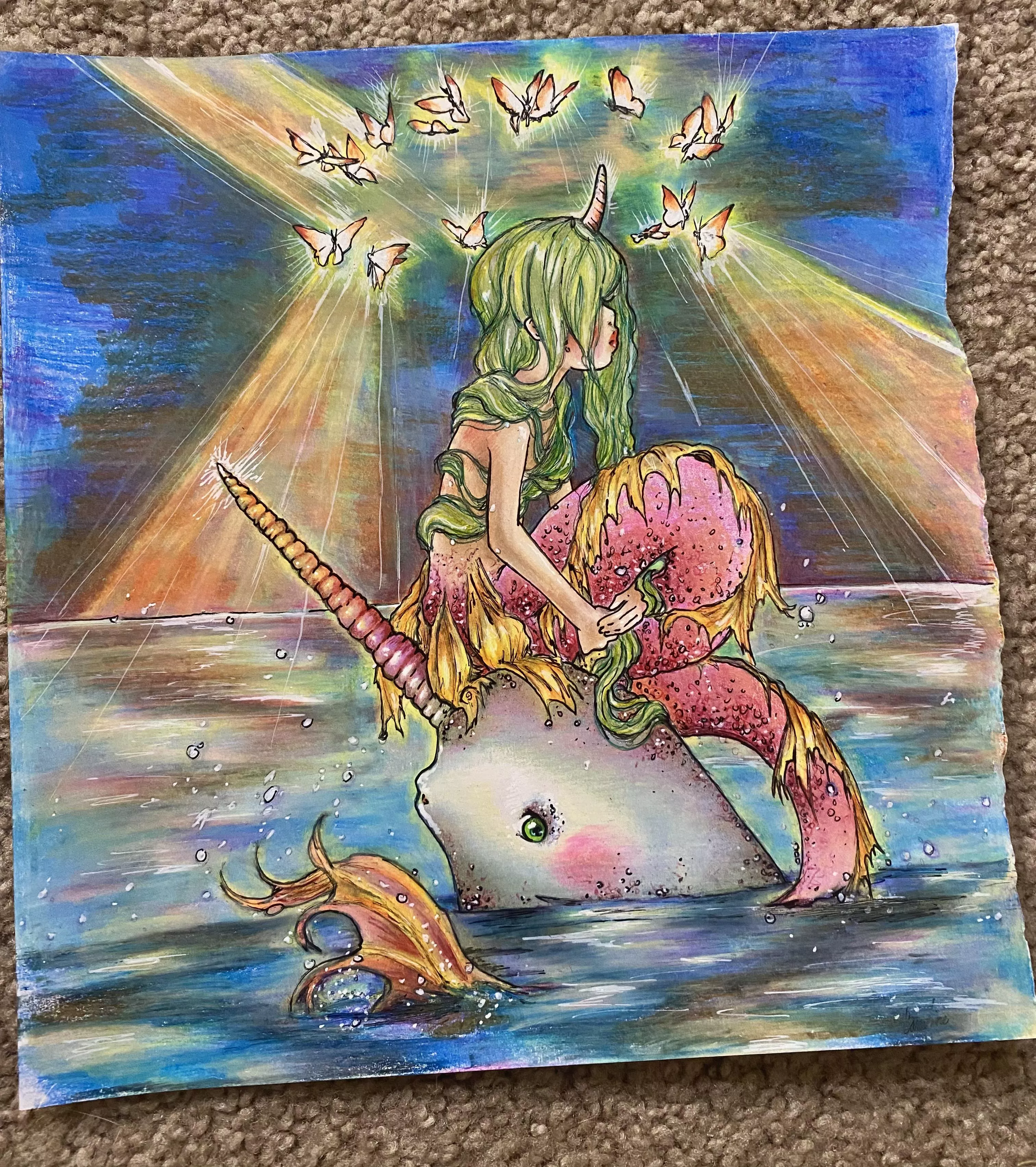 Tonight’s drawing! 🤗