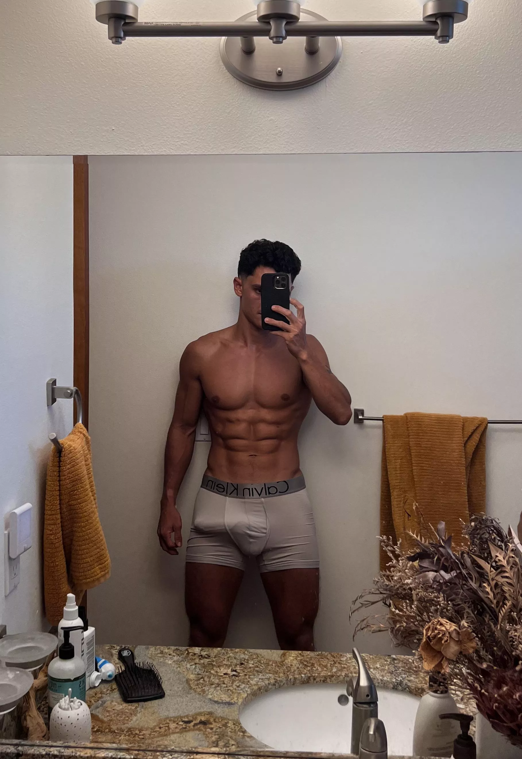 Too big to model underwear??