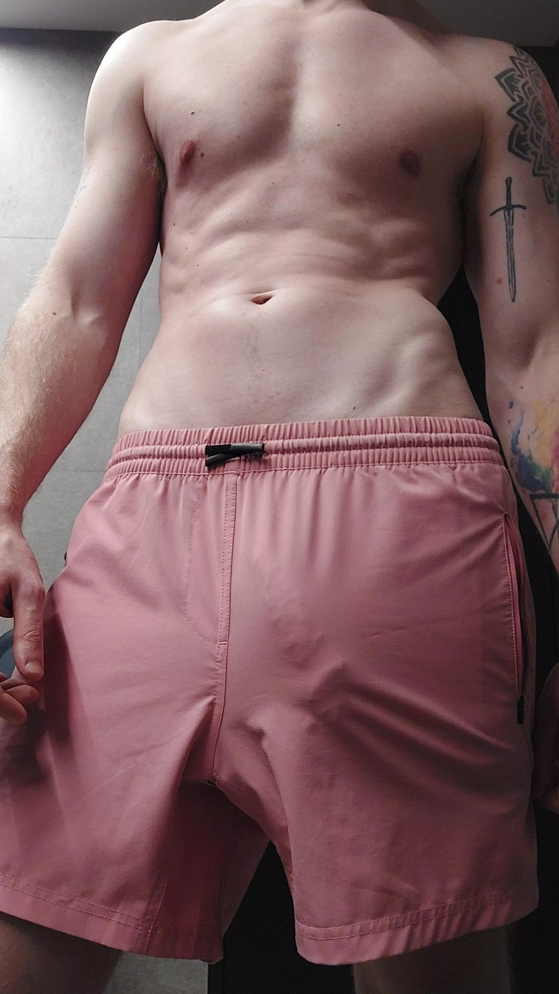 Too obvious at the gym?