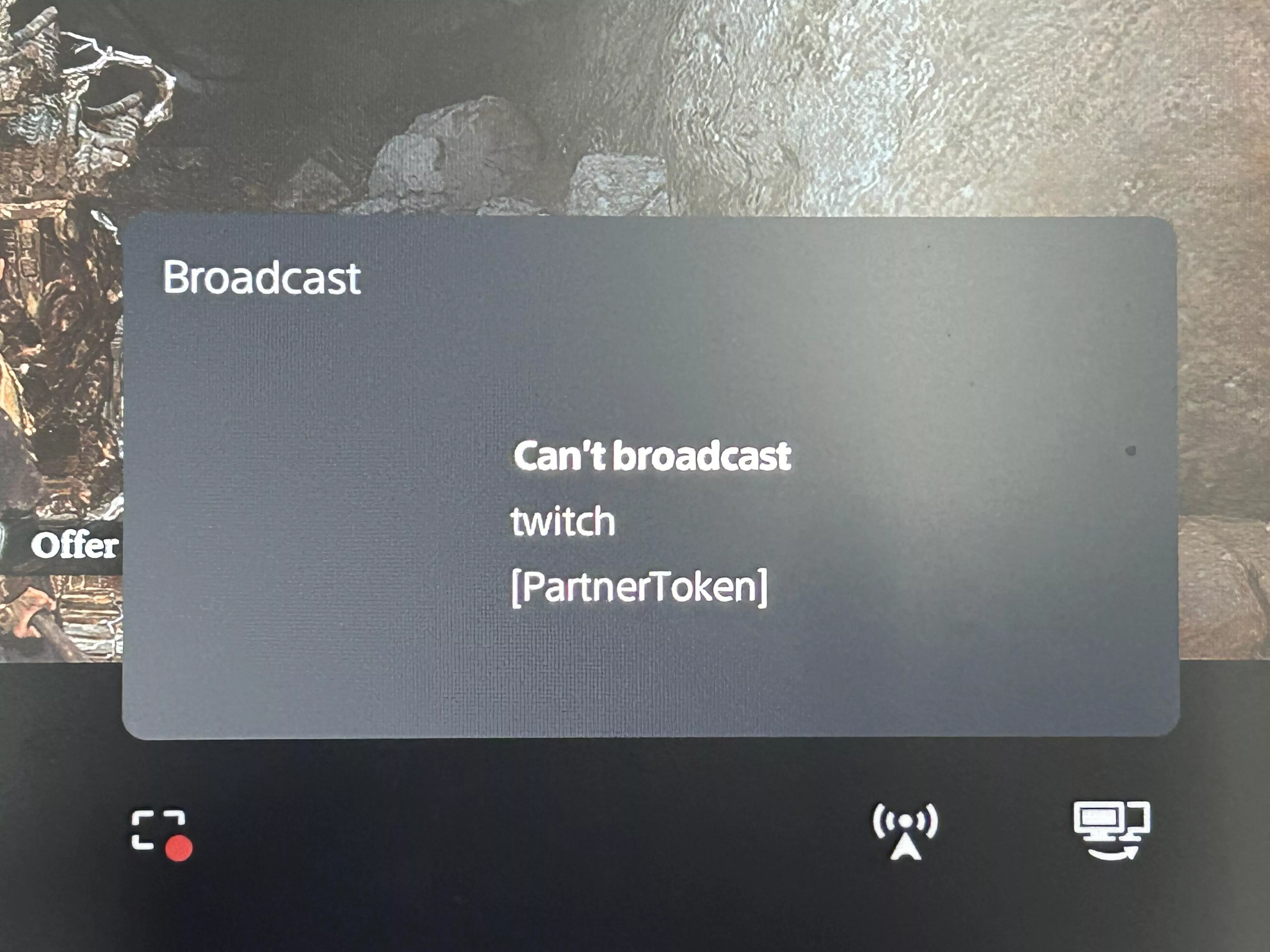 What does this error mean