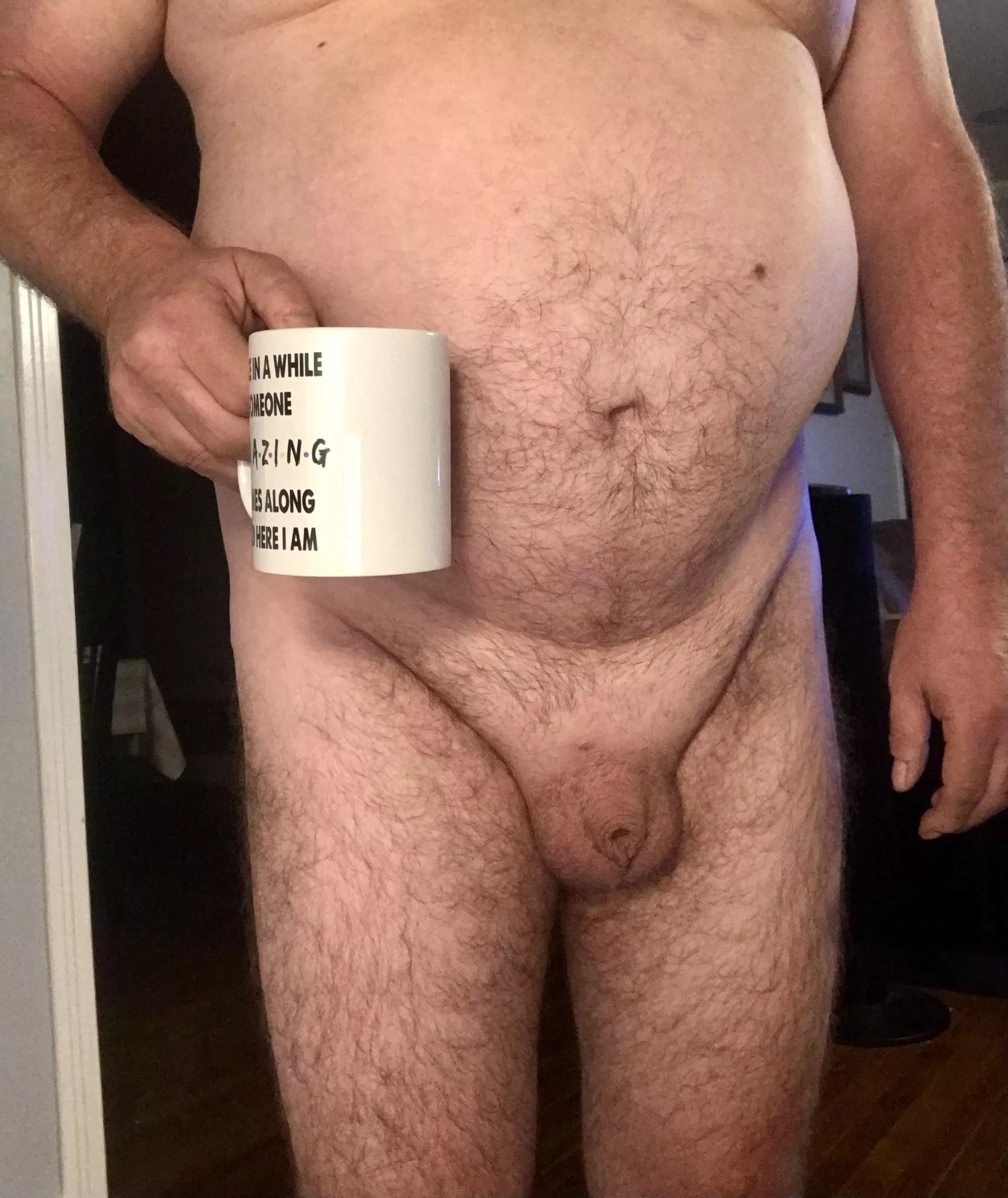 When your job is to provide giggles to women enjoying their morning coffee, you take your job seriously. 🤣