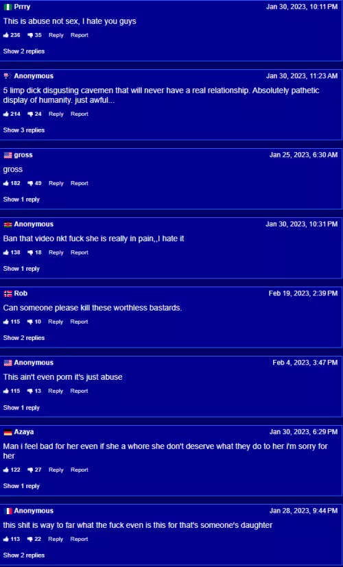 You know you've fucked up, when the comments are calling you out