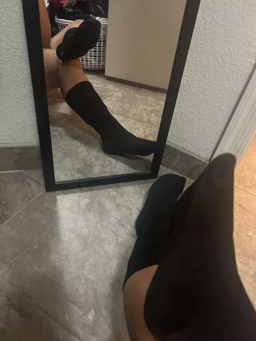 After a long day my socks get so sweaty! 