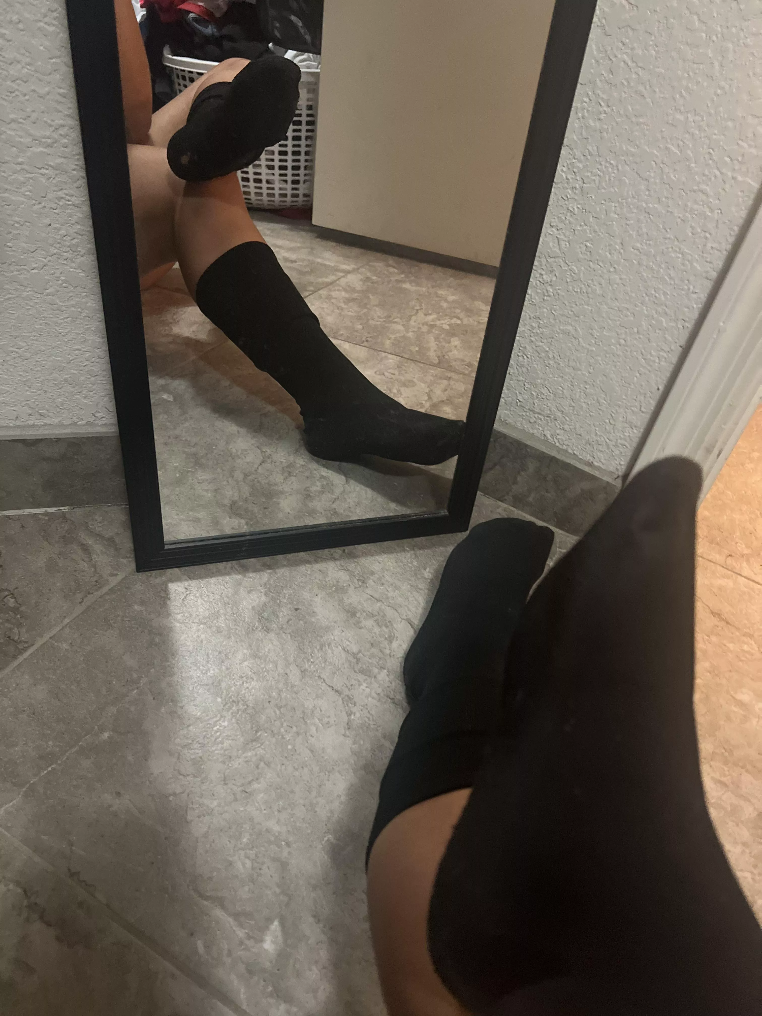 After a long day my socks get so sweaty! 