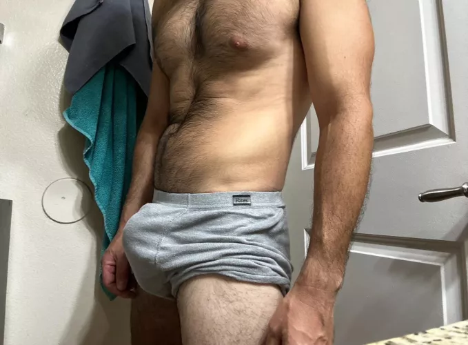 Bathroom bulge?