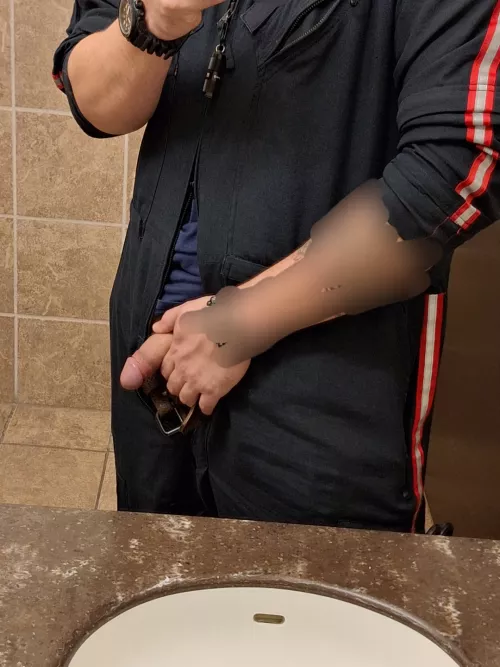 Flight suits get stuffy, sometimes he needs to breath 😏