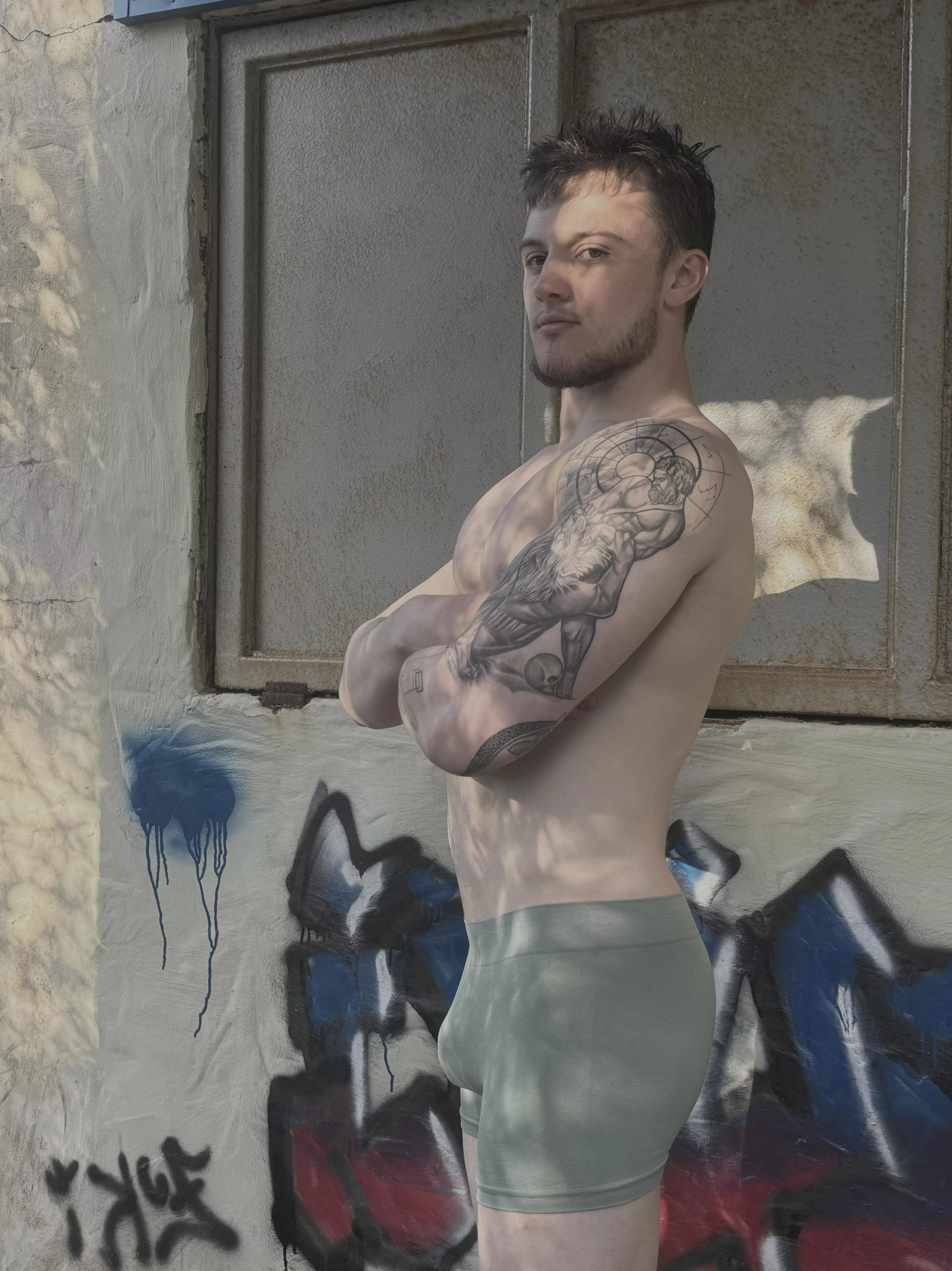 If you saw this in the locker room would you: A  look away B  stare C  find out what it looks like bare