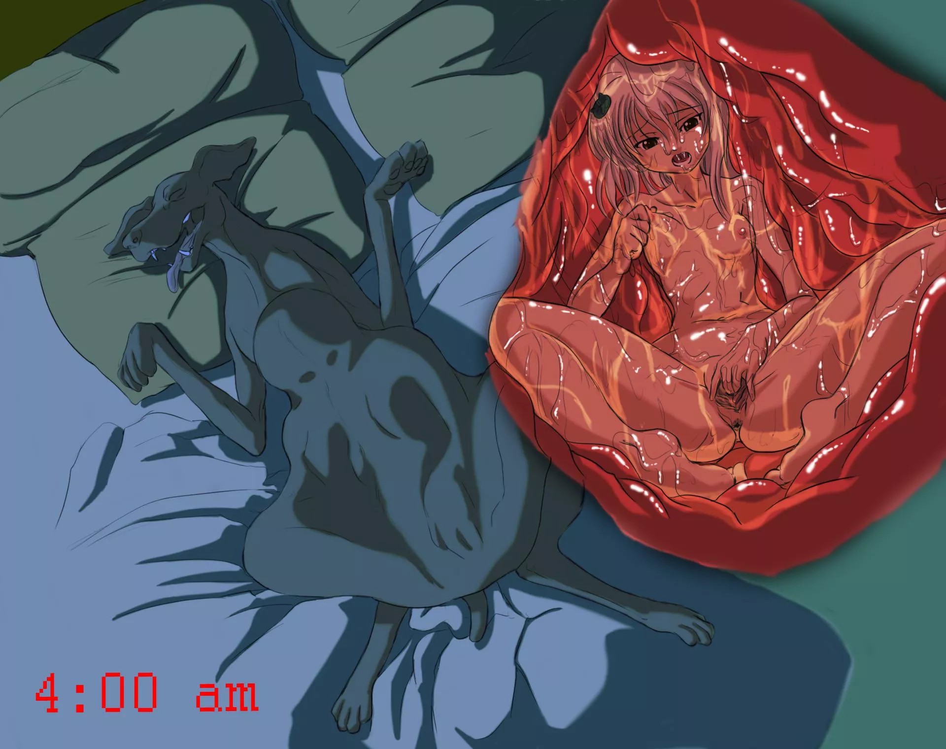 {image} fingering herself inside her dog ~