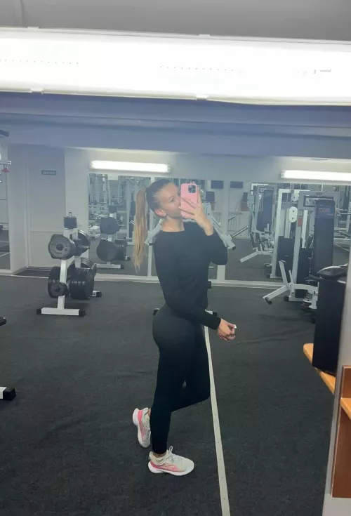 It's lonely in the gym today