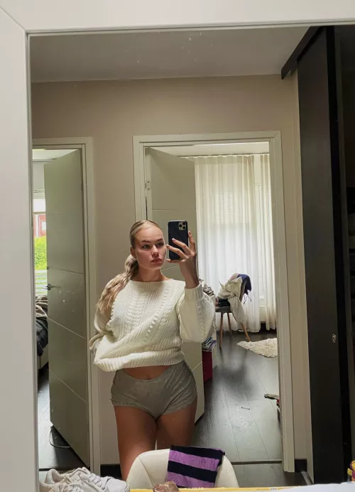 Late night nipple play