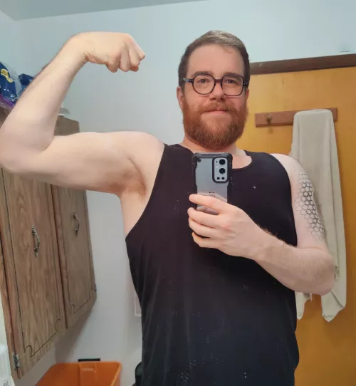 Started working out this year and I've been feeling pretty good about myself