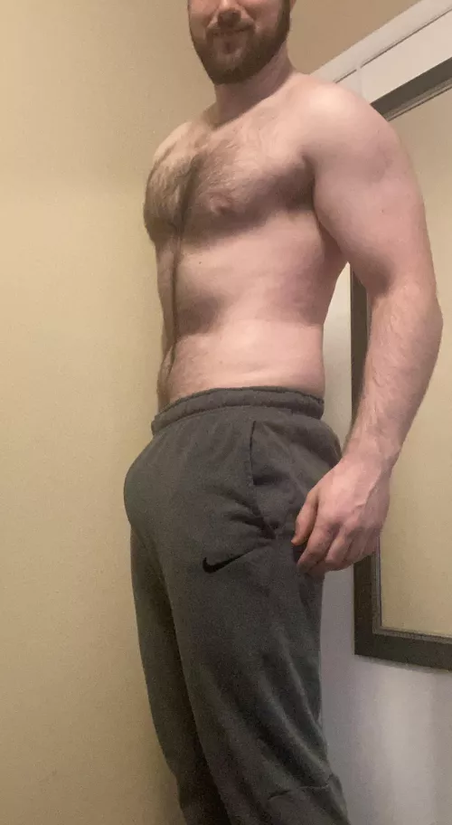 Underwear just turns my bulge into a ball lol 