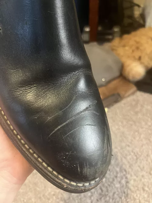 Anything I can do to clean these scratches up? (Thursday Boots)