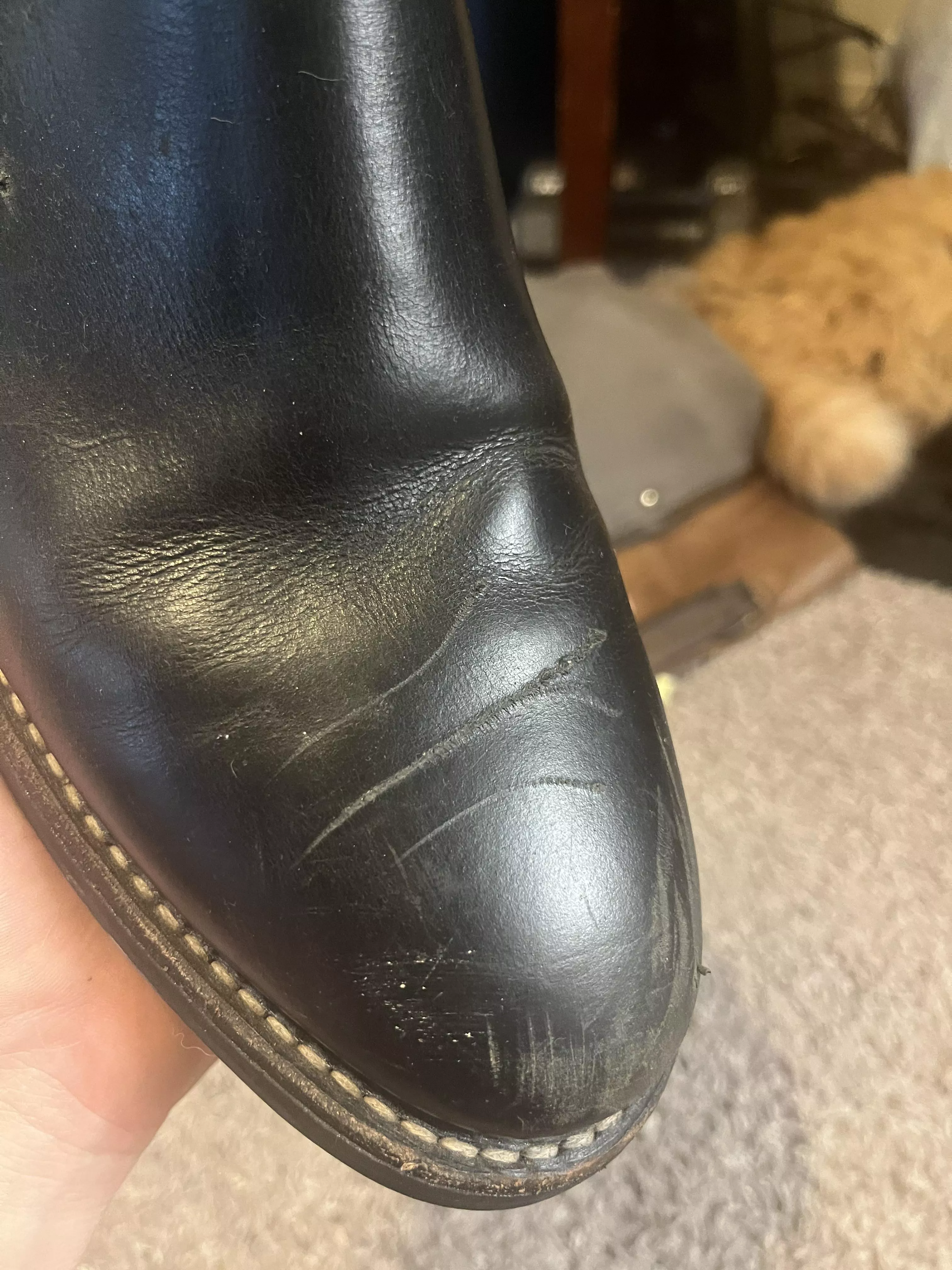 Anything I can do to clean these scratches up? (Thursday Boots)