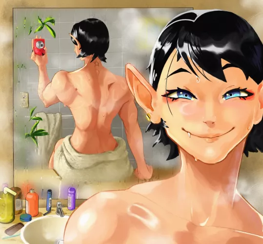 Bath after working out 💪 [Original]