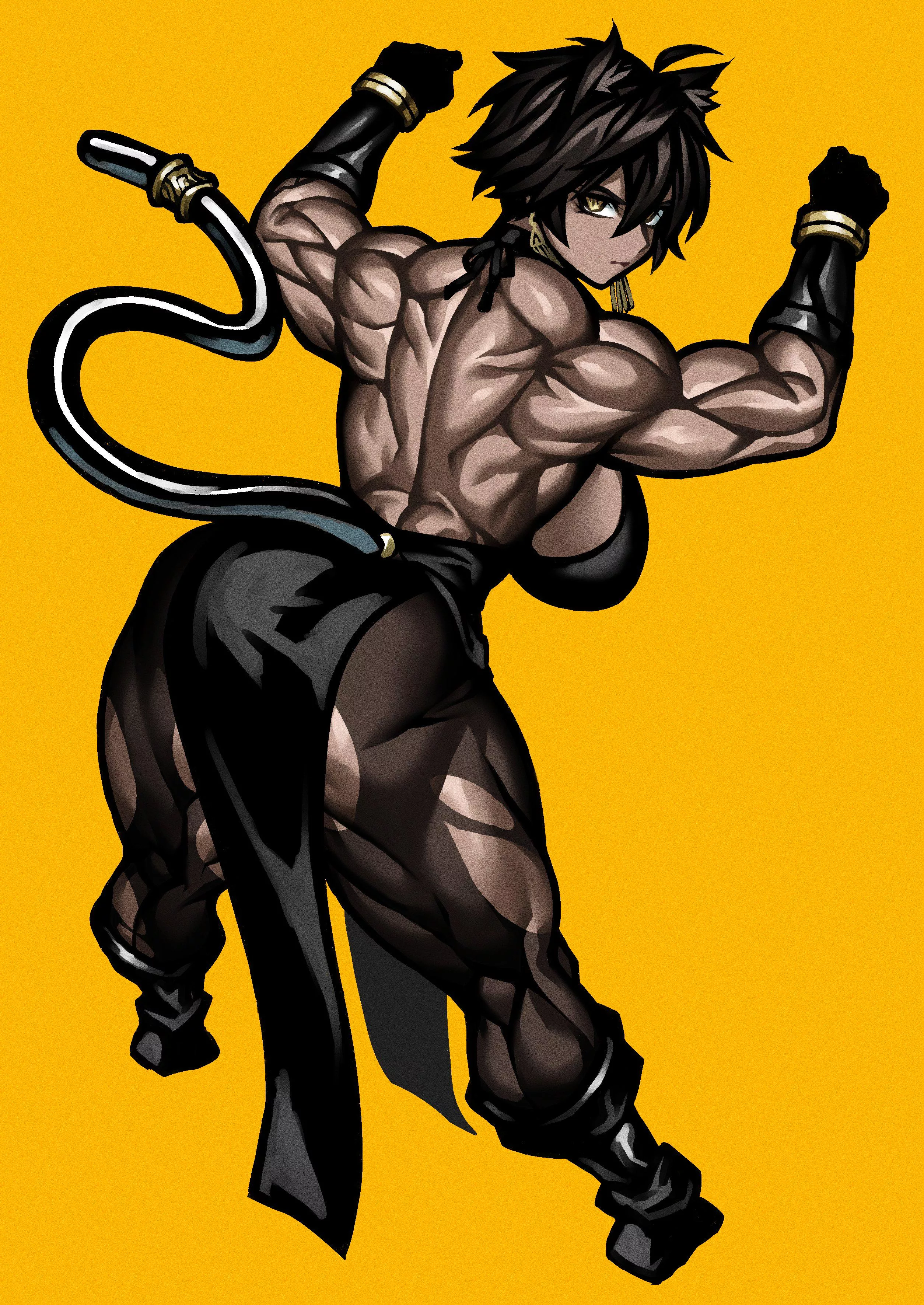 Black cat back [@yuto_noirm08]