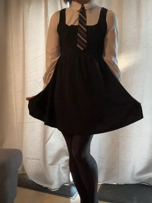 Boys can also be schoolgirls🤭