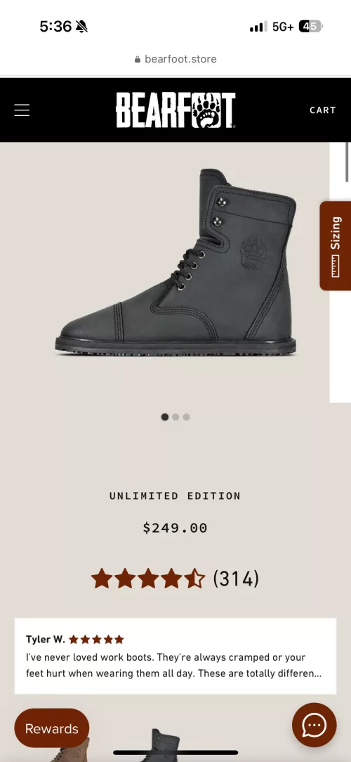 Bruin boots for regular feet.. 