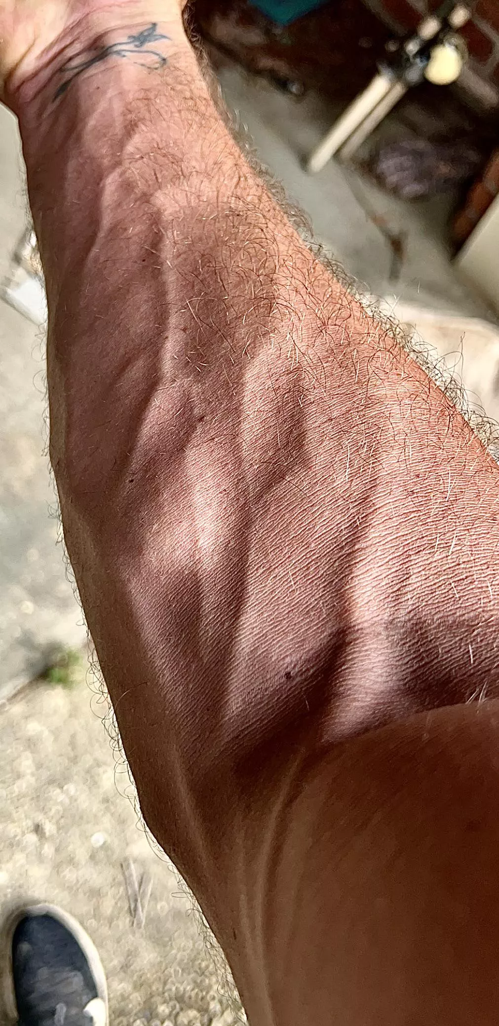 Feeling veiny this morning