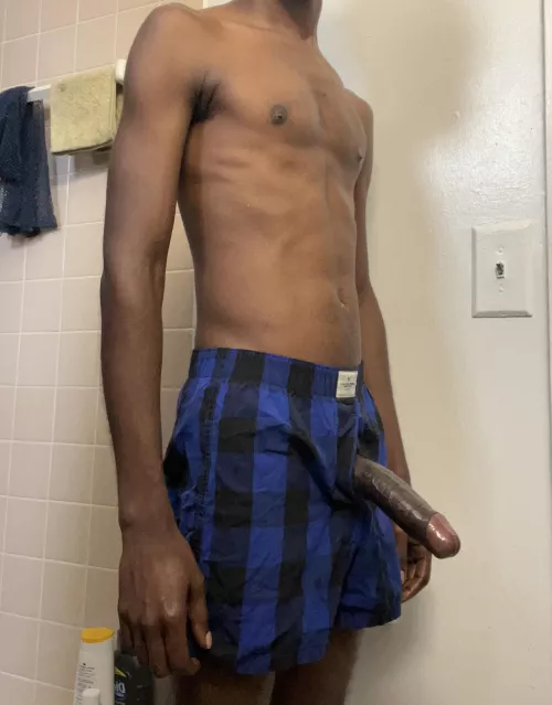 Hanging out in my boxers