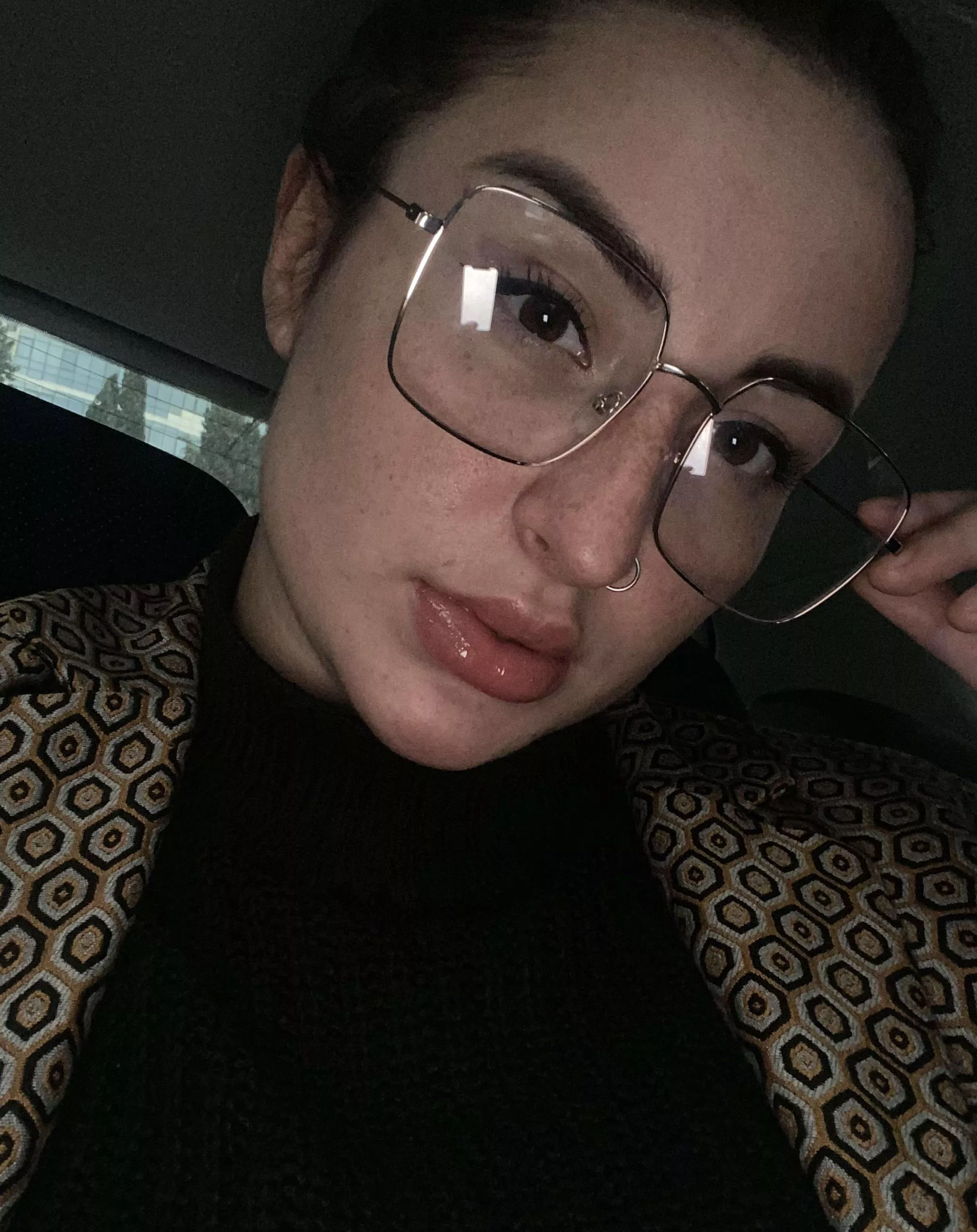 I hope I look prettier with my new glasses