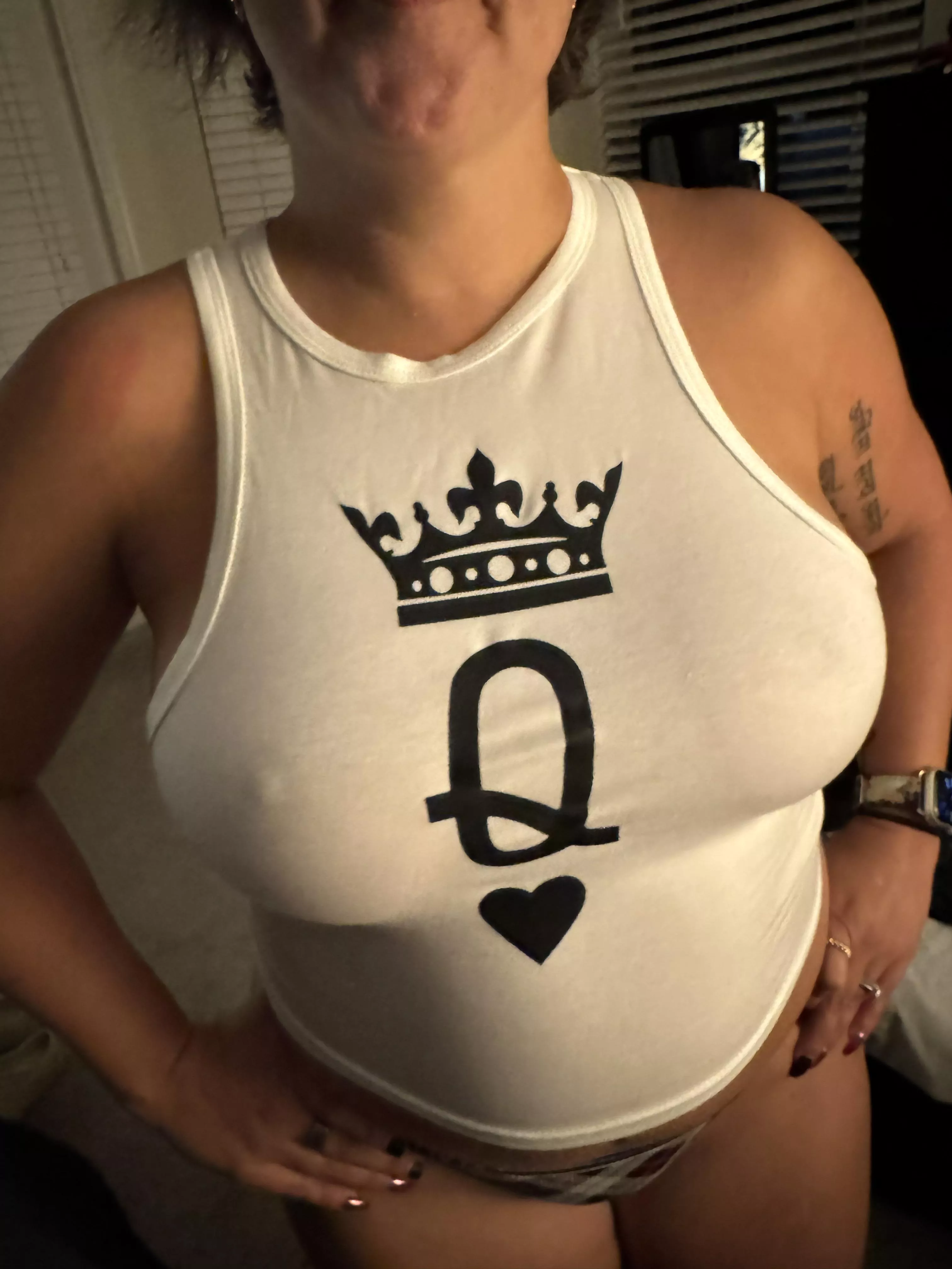 I just think this top looks better without bra lines showing through 