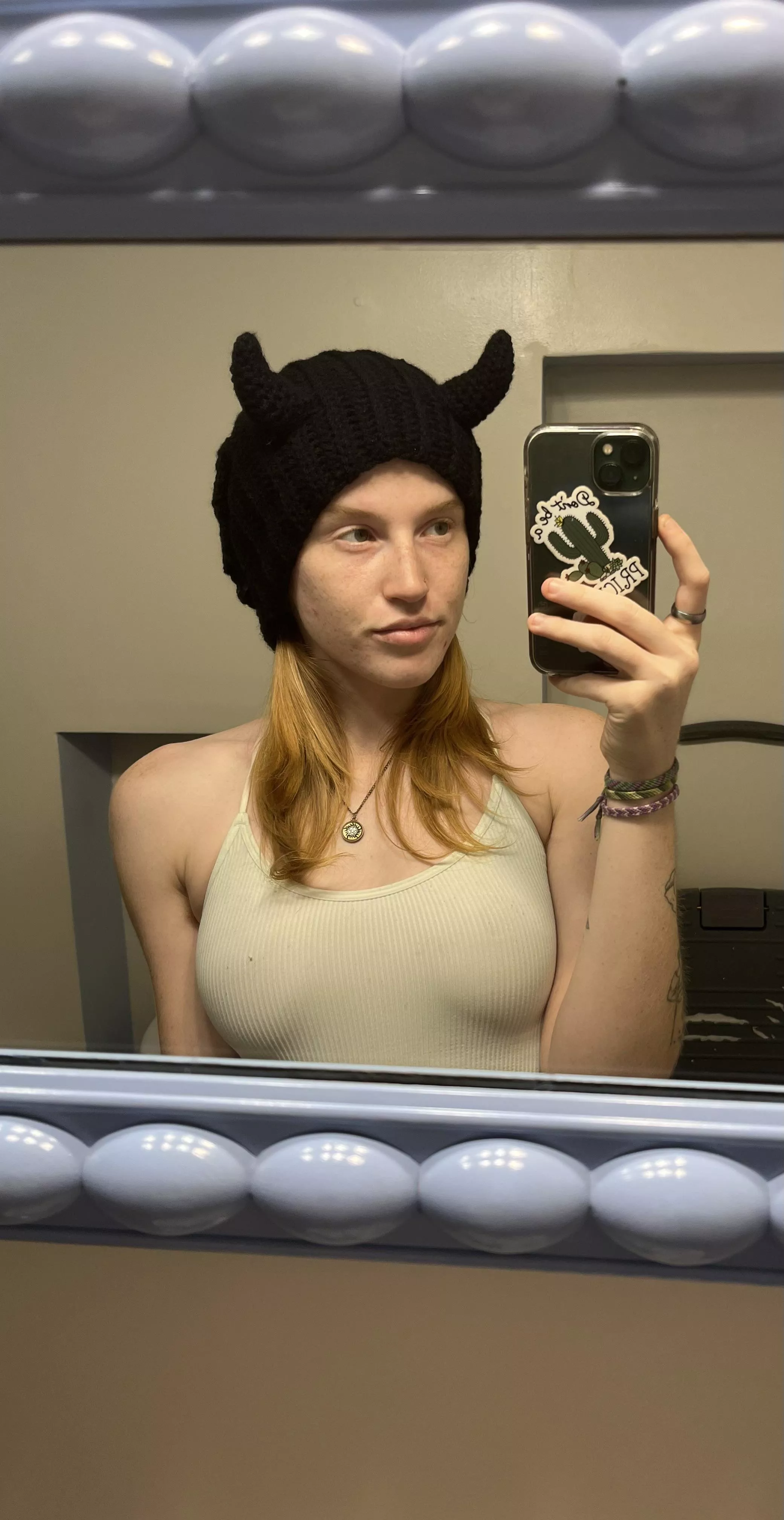 i made this hat! 😈