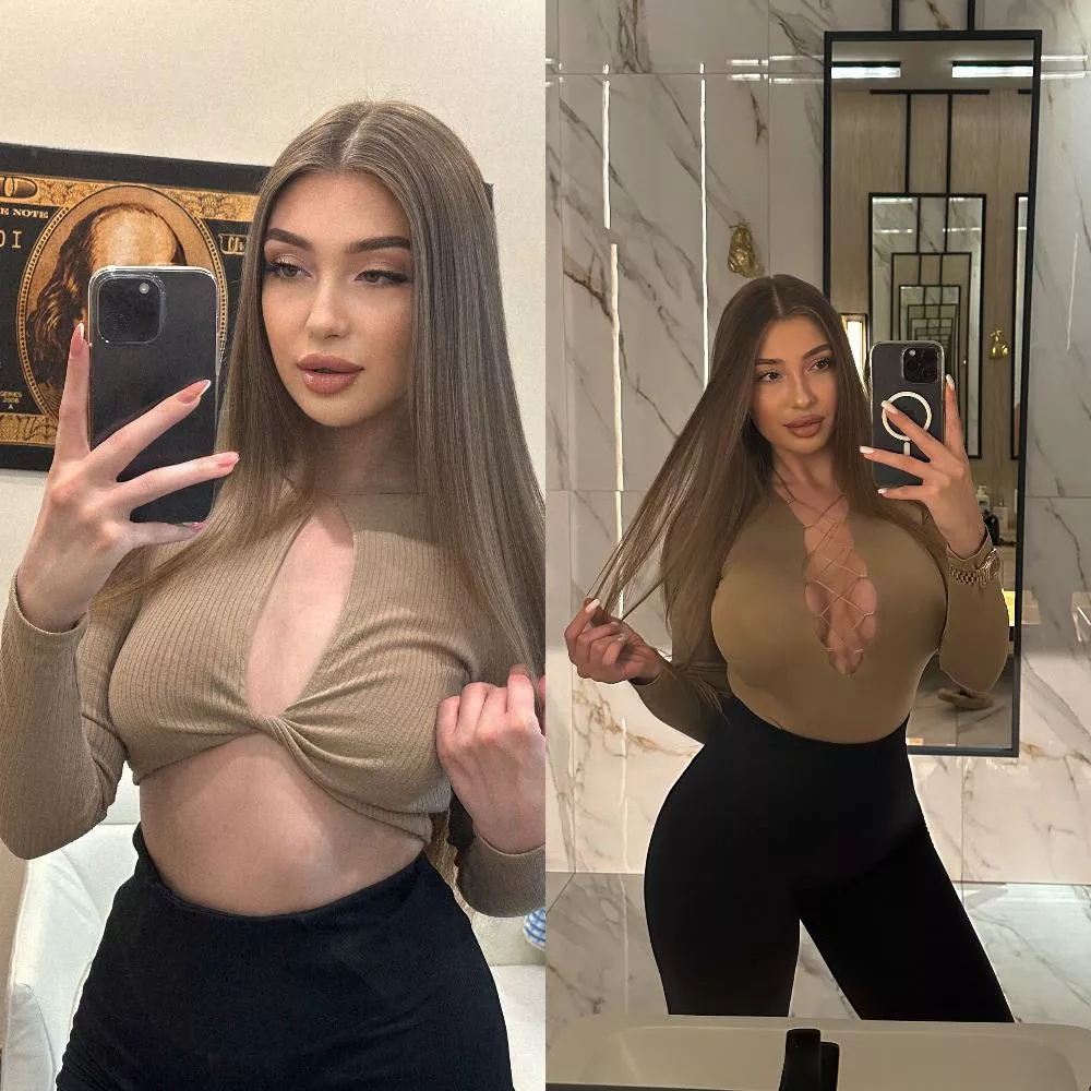 I think my 750 cc boobs suit me better than my natural boobs