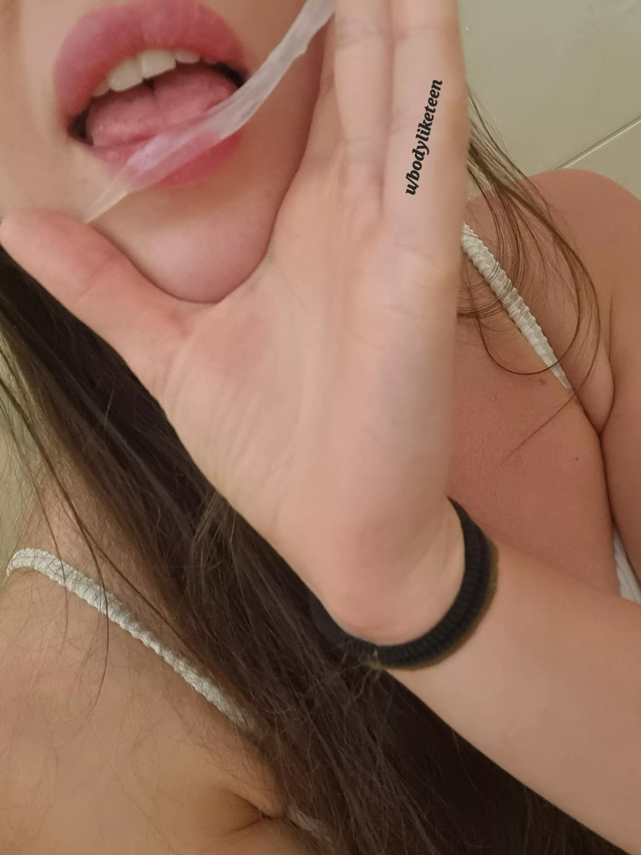 Its huge as fuck, tasty grool. I can share with you. Hungry babe? :) 