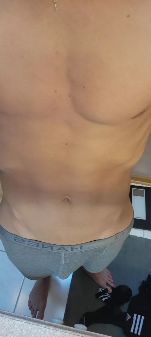 Look down, your pants are getting tighter 