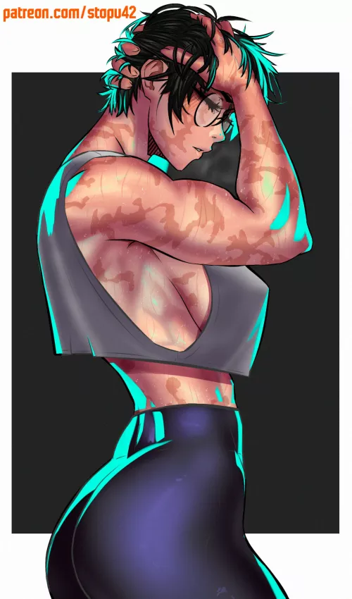 Maki from Jujutsu kaisen [@stopu42]