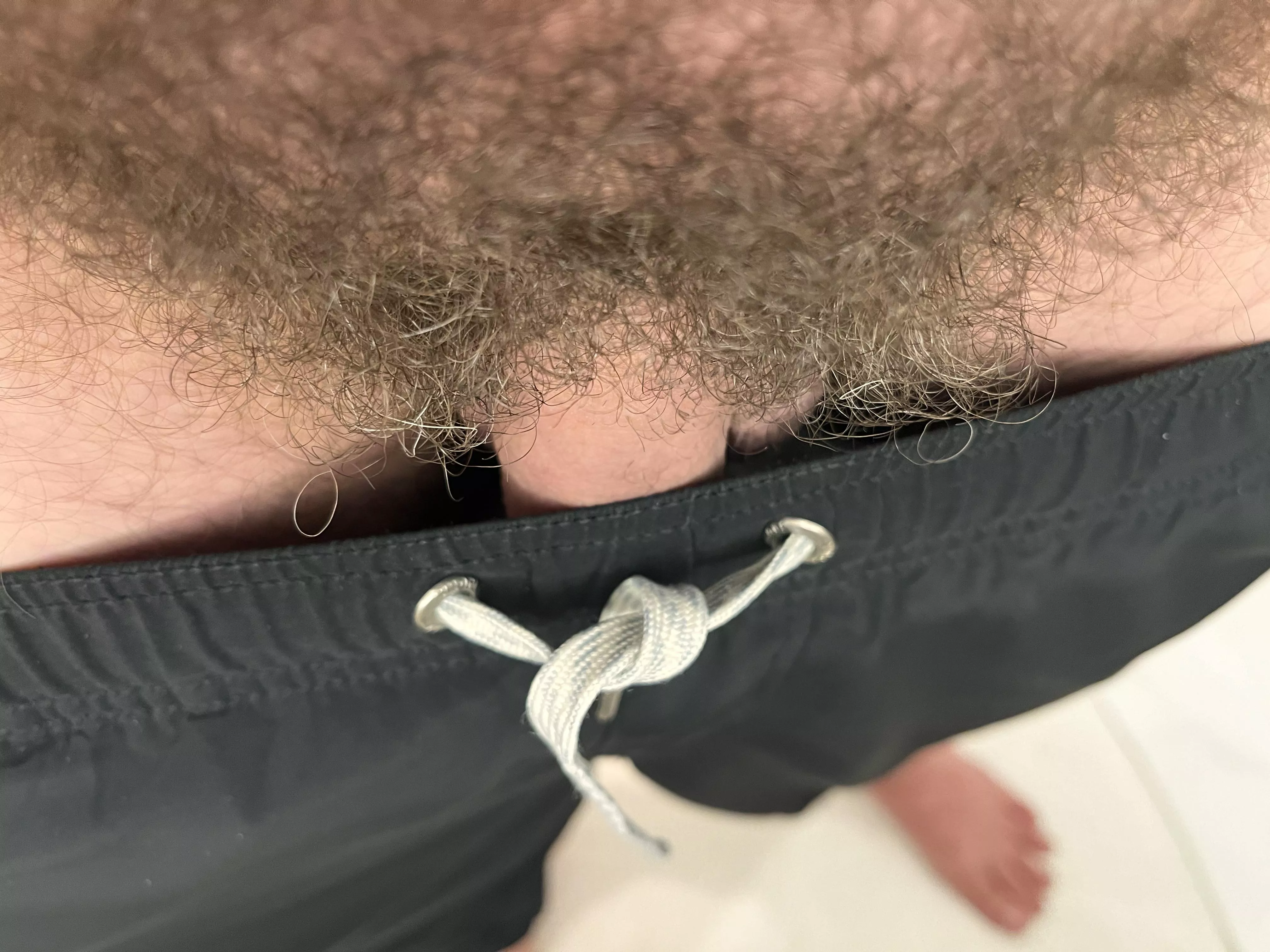 Meet dad in the locker room post workout.  