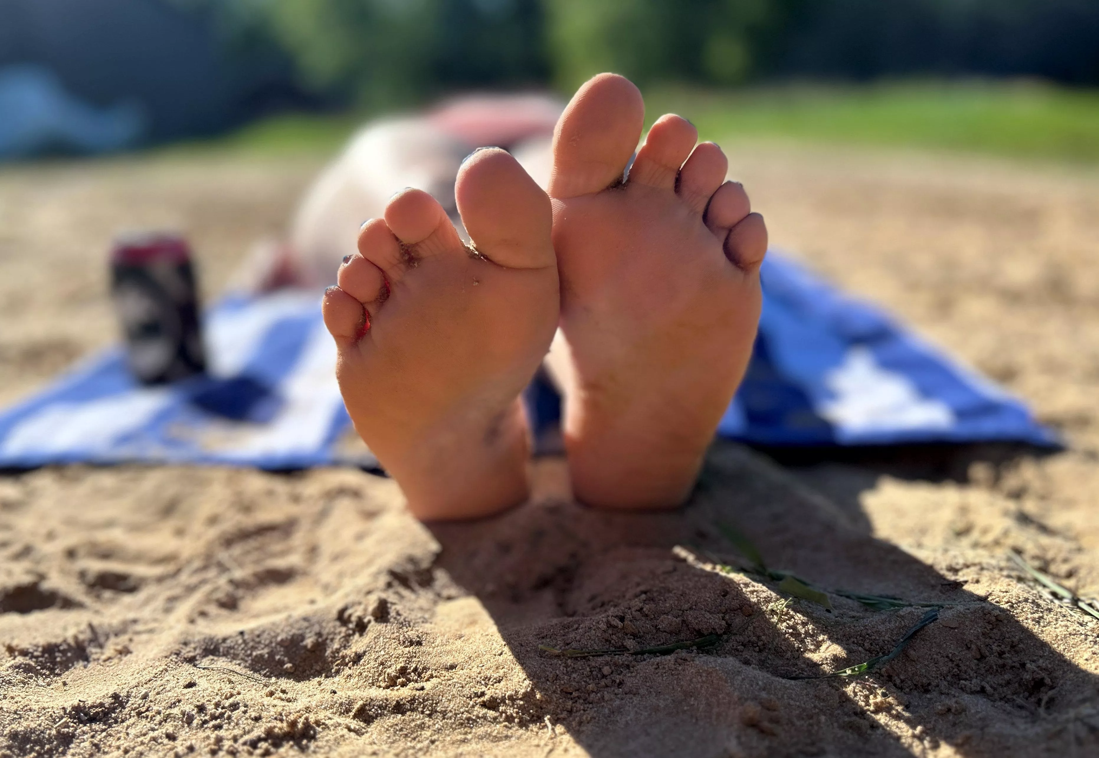 Soles out on the beach