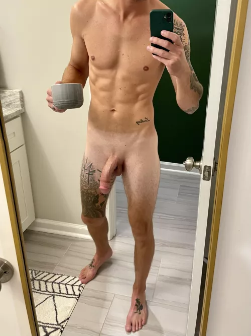 Sunday mornings are meant to be spent naked with coffee