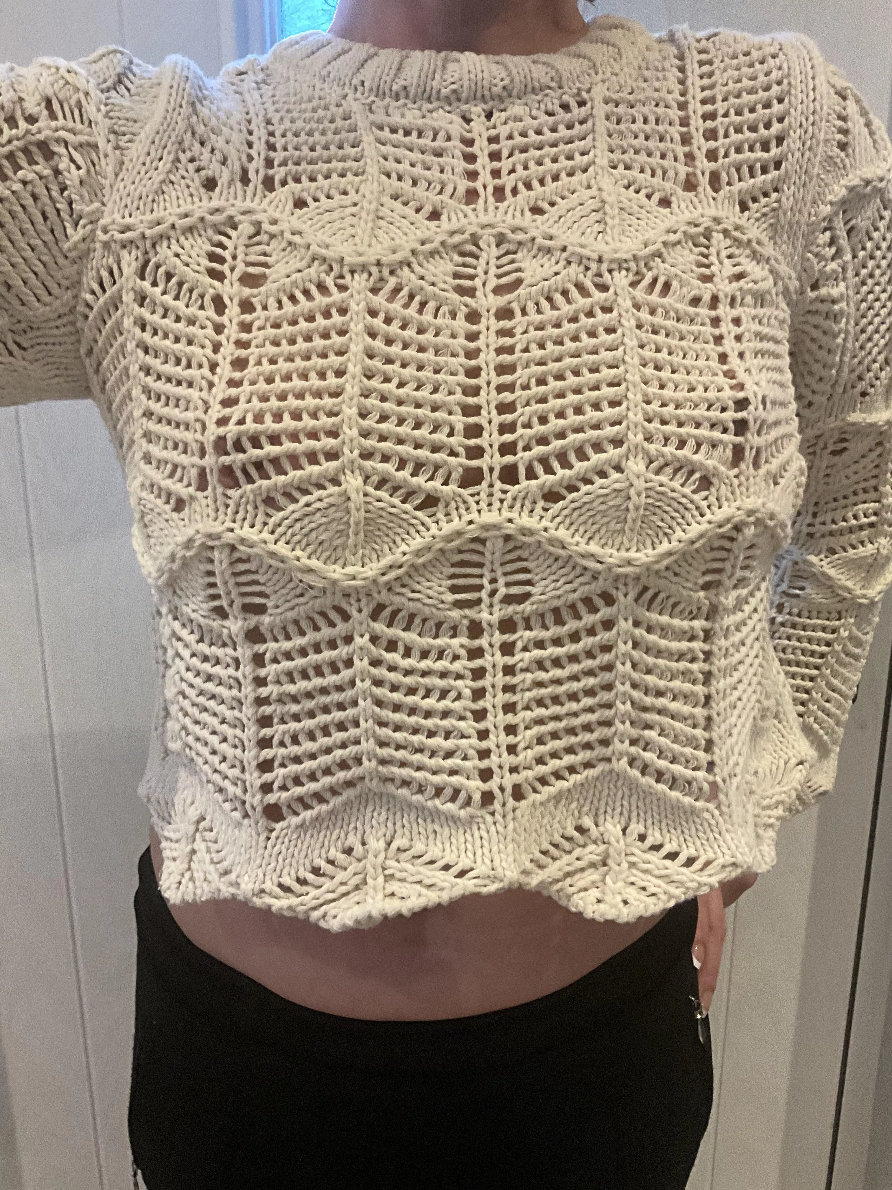 This top is much better without a bra.