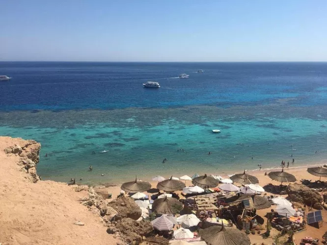 Very beautiful sea and beach, Sharm