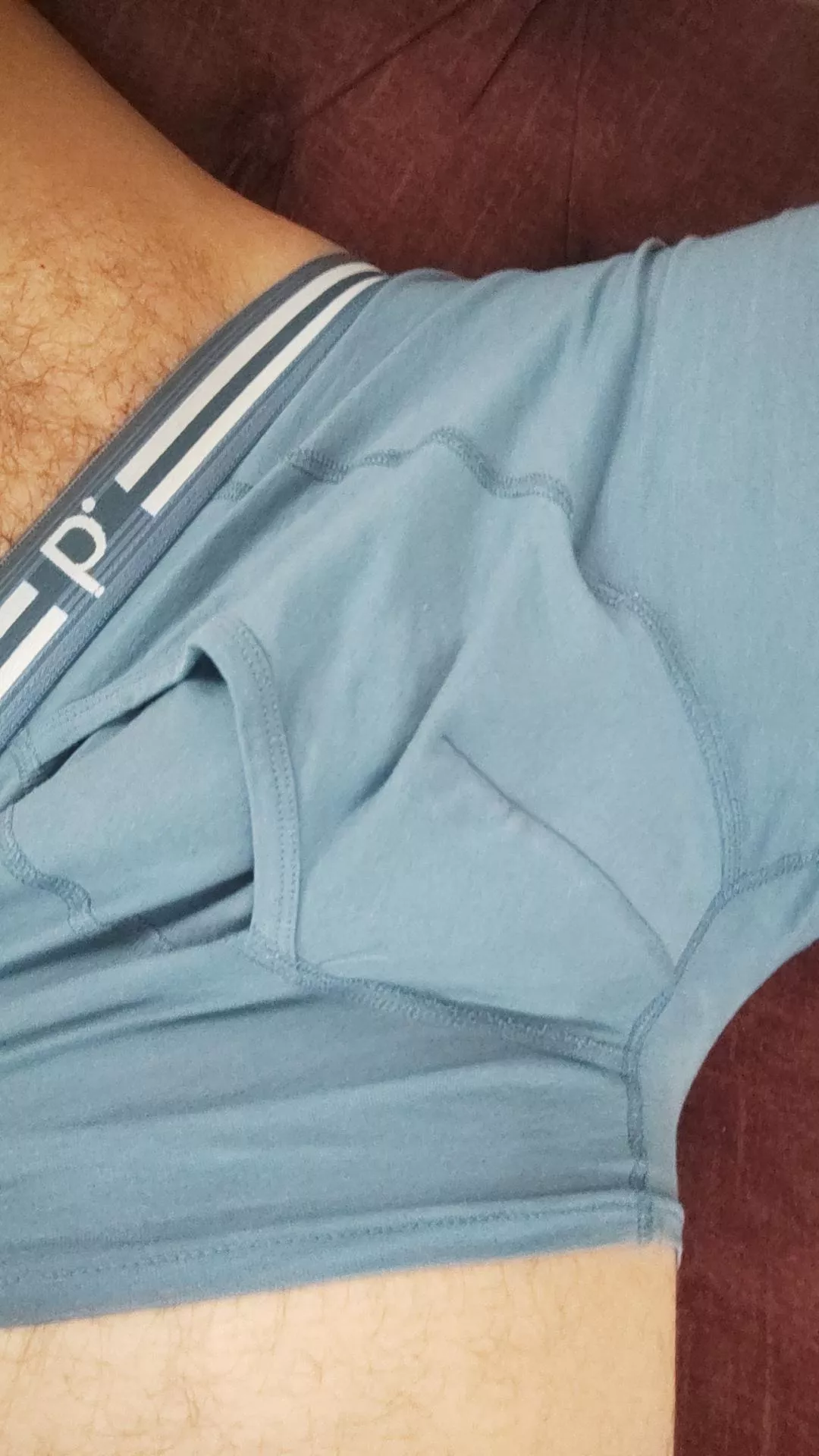 Who wants to take off my blue boxers?