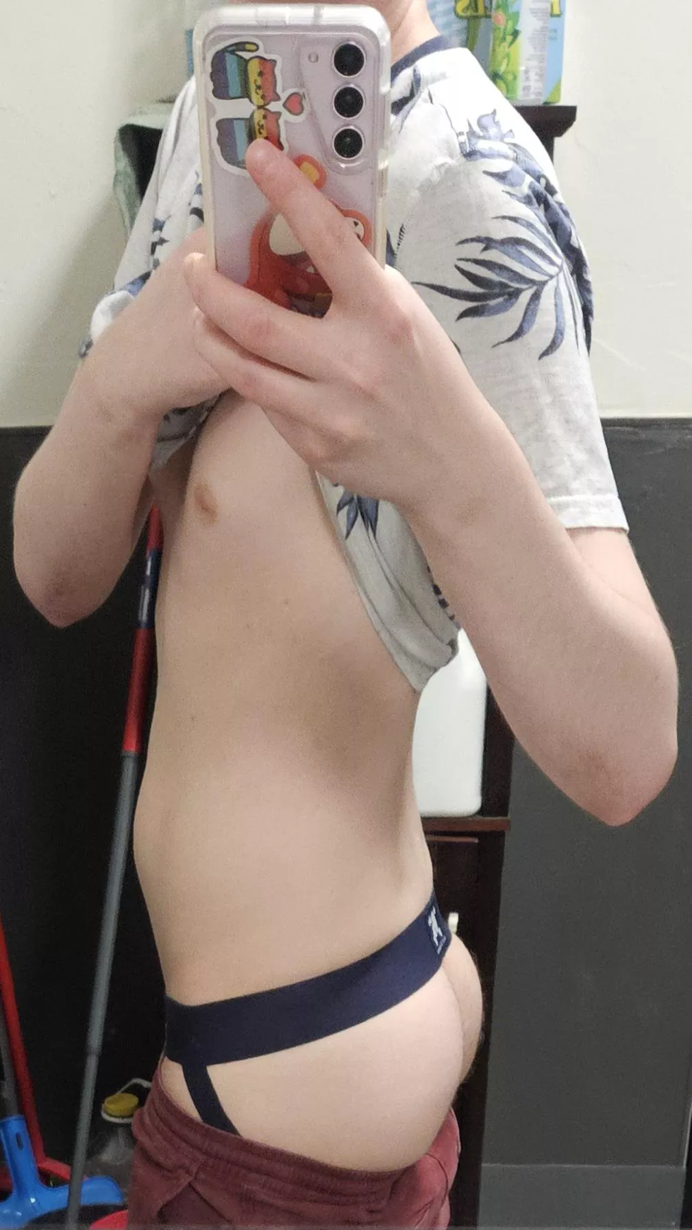 Wish I could show all my guy friends how good I look in straps