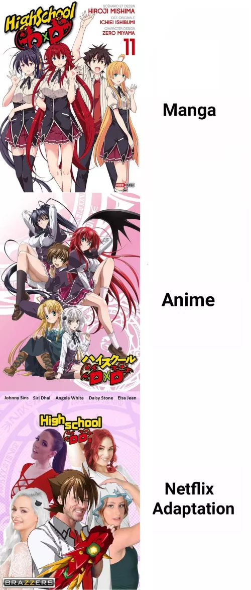 You wouldn't say no to Angela playing Akeno Himejima from the anime High School DxD ?