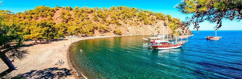 Alacasu Cennet Bay in Antalya Turkey