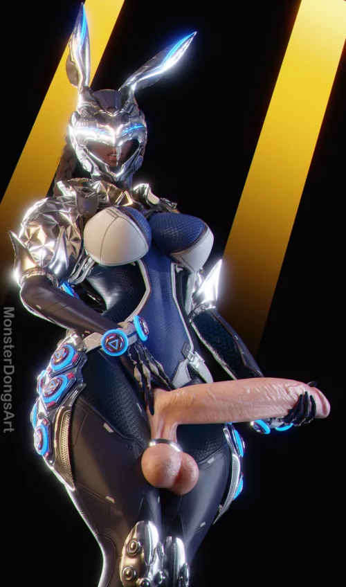 Bunny packing a Monster cock 😍🤤