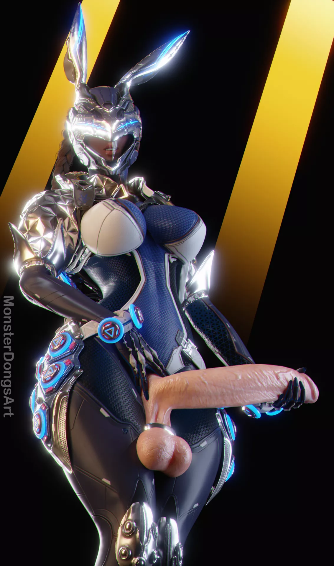 Bunny packing a Monster cock 😍🤤